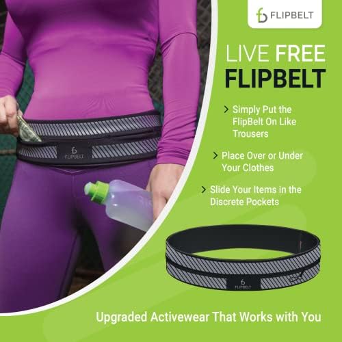 Класически Бягаща каишка FlipBelt за телефон и малки Аксесоари, Поясная чанта за упражнения за жени и Мъже