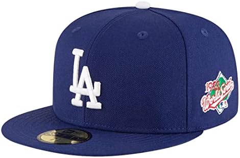 Мъжка шапка New Era Los Angeles Dodgers 1988 World Series От колекцията 59Fifty, за възрастни, За Кралския цвят, 8