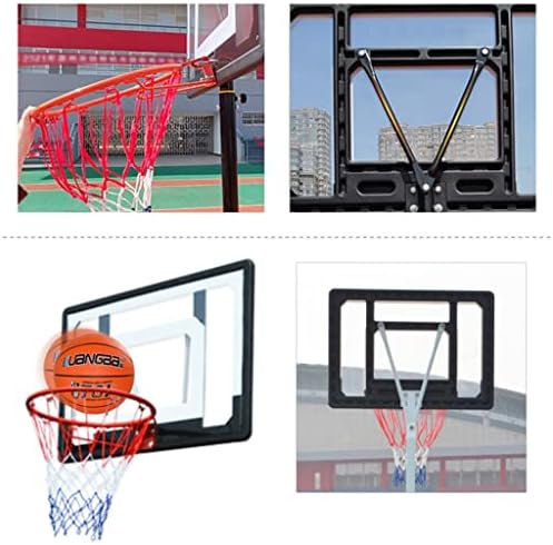 Баскетболни преносими обръчи и врата, регулируеми по височина, стабилна база, развива хоби за баскетбол, за забавен подарък