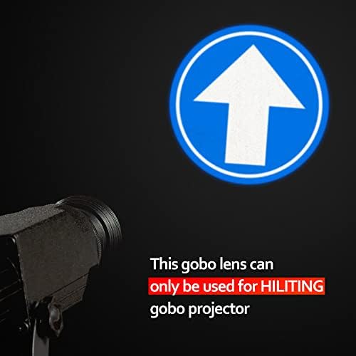 Обектив с логото HD led проектор с логото на GOBO Lens GOBO Glass Films-Go Straight Sign
