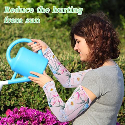 12 Чифта Ръкави, за Градинарство, за жени, Летни Ръкави за защита от Слънцето, Охлаждащи Ръкав, Ръкави с Цветя, Ферма Ръкави, Armlets