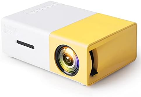 GPPZM Преносими led Мини-Прожектор За Домашно Кино, Игри и Видео плейър, Съвместим с SD, USB Високоговорител, детски Проектор YG-300