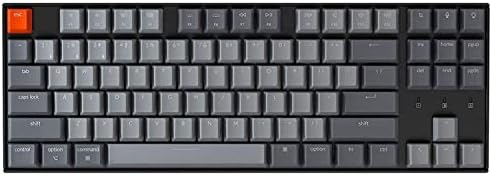 Ръчна Детска Клавиатура Keychron K8 Безжичен /Жичен, 80% Оформление, 87 клавиши на Компютърната клавиатура Bluetooth с RGB подсветка,