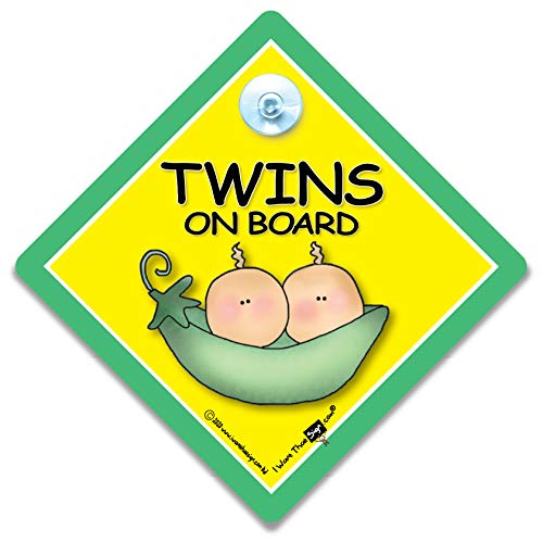 МИЛА iwantthatsign.com Peapod, Авто Знак Близнаци, Авто Знак Близнаци На Борда, Авто Знак унисекс близнаци унисекс, Детски Марки,