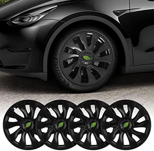 за джанти капаци Tesla Model 3 Джантите 18 4 бр.-Подходящ за 2017-2023 Подмяна на капаци на колелата 18-инчов модел 3, всяка капачката