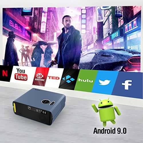 Домашен Проектор LIUJUN Airplay Висока Яркост Full 1080p Android 9.0 System Безплатна доставка Проектор За Домашно Кино