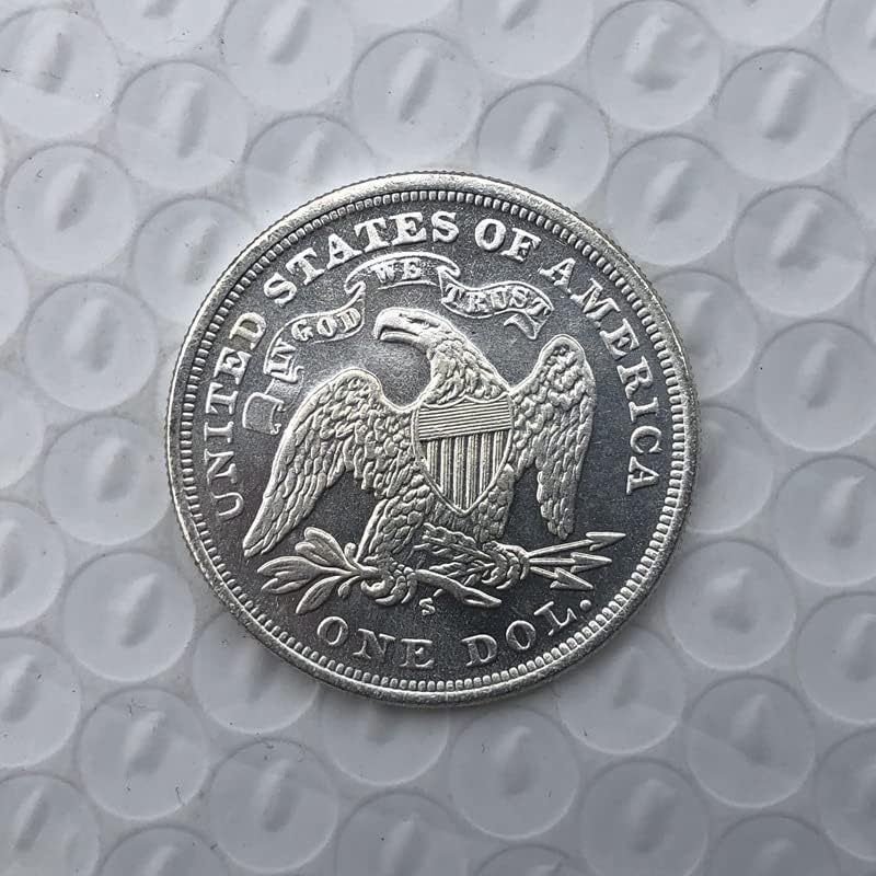 Американските монети 1859-те години Месинг със сребърно покритие, Монети Старинни Занаяти Чуждестранни Възпоменателни монети