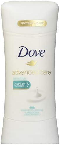 Дезодорант-антиперспиранти Dove Advanced Грижа за чувствителна кожа, 2,6 грама - 12 броя в опаковка.