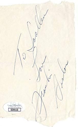 Франки Авалон е Подписал Грес за изрезки от хартия С Автограф Актьор и Певец JSA II35113