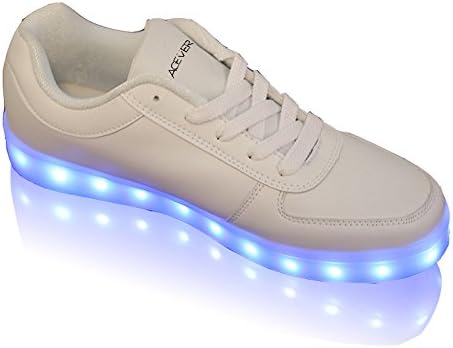 Спортни обувки ACEVER с Сверхяркими многоцветными светодиодни лампи (US8 за жени)