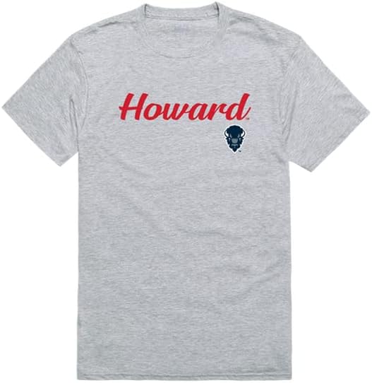 Тениска с надпис Bison Университета Хауърд