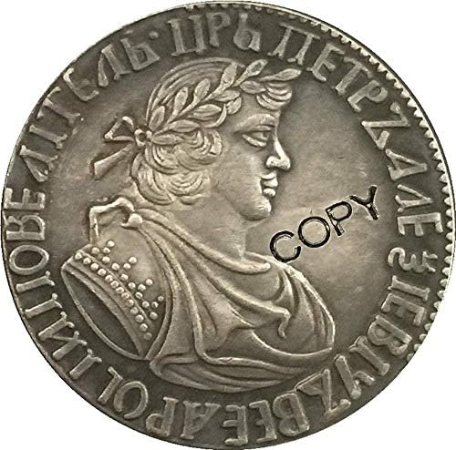 1705 Монети на Русия Петър I Копие 29 мм Тип 1 за Домашен интериор на Офис