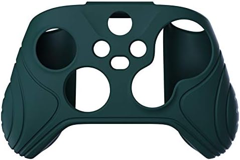 PlayVital Samurai Edition Racing Green имат противоплъзгаща се Дръжка за контролер, Силиконова Обвивка, Ергономичен Мек Гумен Защитен Калъф за контролера на Xbox Серия S / X с Черни Кап?