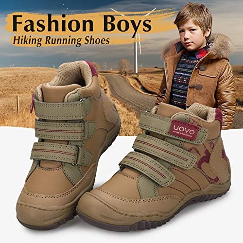 UOVO/Зимни обувки за момчета, ботуши за момчета, Непромокаеми ботуши за момчета, Маратонки, Детски Градинска зимни обувки, високи зимни обувки за момчета, нескользящи