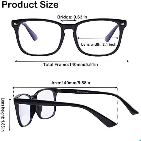 4 Опаковки Очила за четене, Блокиране на Синя Светлина, Ридеры за Жени, Мъжки слънчеви Очила за Маниаци, Комфортни Леки Очила