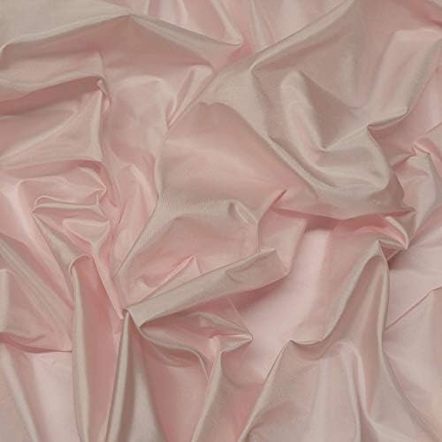 Нежно-розовата кърпа от коприна, тафта, коприна плат с ширина 44 инча