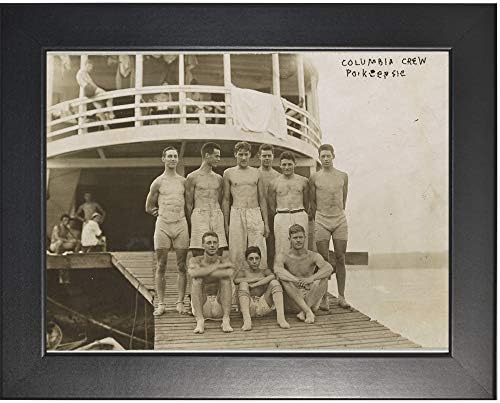 Снимка на Отбора на колежа отбор в По'Кипси в гладка черна рамка - Историческо произведение на изкуството 1910 г. - (18 x 24) -