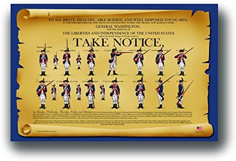 Призив на генерал Вашингтон за оръжие - Демонстрация плакат Обърнете внимание, те призовава към война за независимост