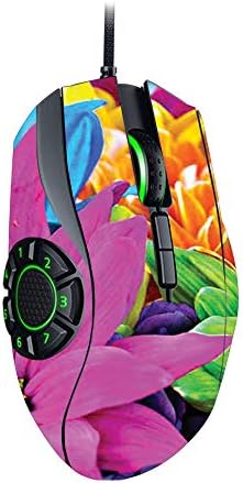 Корица MightySkins, съвместими с игри на мишката Razer Naga Hex V2 - Пъстри цветя | Защитно, здрава и уникална vinyl стикер | Лесно