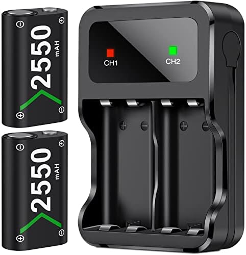 Акумулаторна батерия за контролера на Xbox One/Xbox Series X|S, Зарядно устройство за контролера на Xbox Series X|S/Xbox One/Xbox