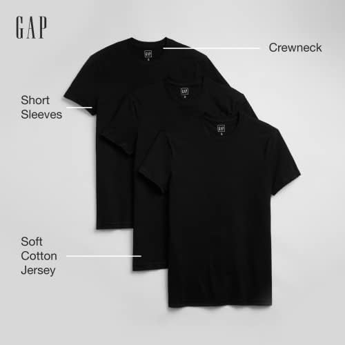 Мъжка тениска с кръгло деколте GAP (3 опаковки)