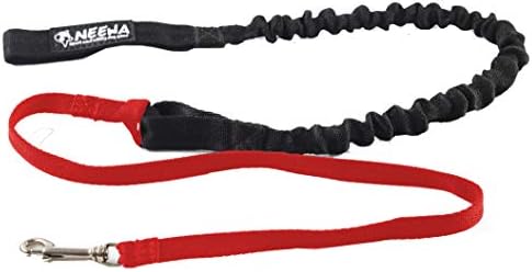 Състезателни теглене на въже с бънджи (2 m (6,5 фута) - 1 Куче, черен)