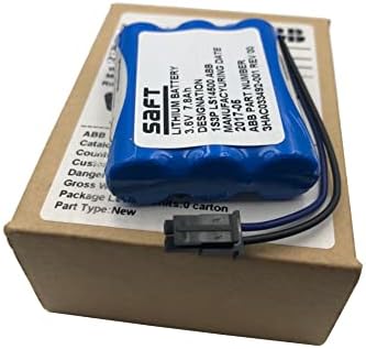 PROTOW (опаковка от 4) 3HAC033492-001 Литиева батерия 7800 mah 3,6 за SAFT 1S3P LS14500 3HAC033492-001 REV00 Батерията на робота