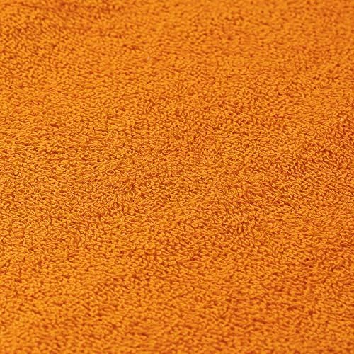 Колекция детски хавлии за баня, 27 x 54 Памучни Кърпи за баня с качулка (оранжево)