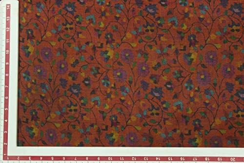 Вълнена кърпа с принтом ръждиво-кафяви цветове The Design Количка за декоративно и приложно изкуство, занаяти, шевни и други проекти