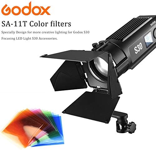 Аксесоари Godox S30 Godox SA-11T Цветен Филтър Цветен за Godox S30 Led Комплект за Регулиране на Температурата на Видео сигнал