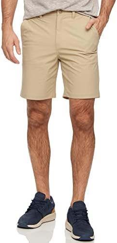 Мъжки къси панталони за голф Flag & Anthem Ripstop Hybrid с вътрешен шев 8 инча, всеки ден, за почивка, Стрейчевые, Отводящие влагата,