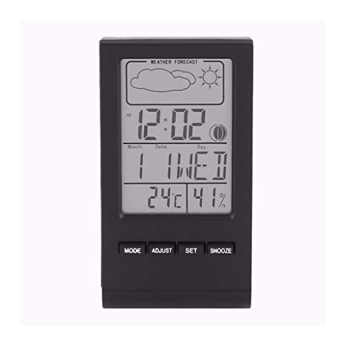 QUUL Цифров LCD Влагомер, Термометър За измерване на Температурата и Влажността в помещението метеорологичната станция alarm clock
