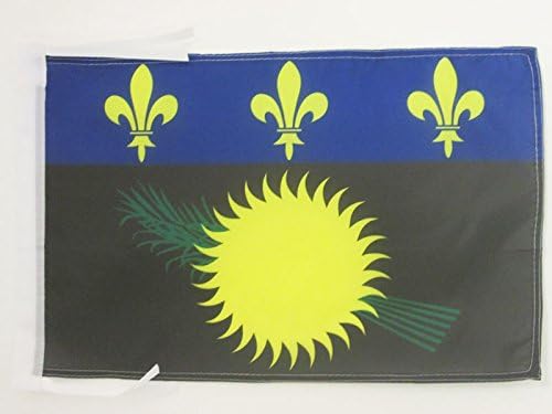 Флаг AZ Флаг Гваделупы 18 x 12 Кабели - Френски регион Гваделупа Малки Знамена 30 x 45 см - Банер 18x12 инча
