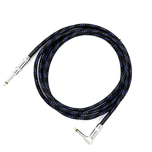 Китара кабел DISENS с дължина 30 метра, Инструментален кабел 1/4 инча, за електрически бас, клавиатура, професионален усилвател