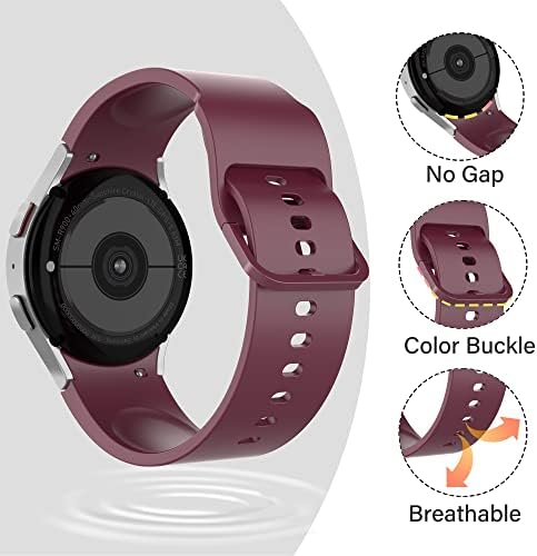 GGKING 10 Pack е Съвместим с Samsung Galaxy Watch 5 Band Galaxy Watch 4 Band 40 мм 44 мм Galaxy Watch 5 Pro 45 мм Galaxy Watch 4