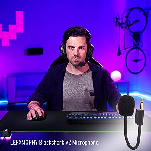 Подмяна на микрофона LEFXMOPHY Blackshark V2 Безжична гейминг Слушалки Razer BlackShark V2 и V2 Pro 3.5 мм Подвижни Игри микрофон с поролоном