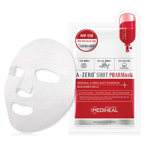 MEDIHEAL A-маска за баланс на масла и влага zero Shot ФАР, състояща се от 10 Памучни маски за лице за контрол на отделяне на себум