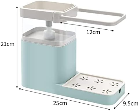 Многофункционален Опаковка сапун за измиване на съдове с помпа за течни почистващи препарати (в Синьо)