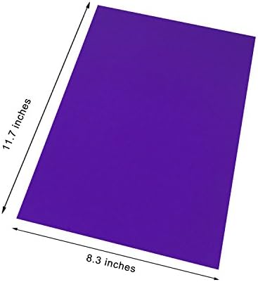 YEZISS 9 Опаковки Коригиращи вливат в гел светофильтра Цветни накладки, Прозрачен Цветен филм Пластмасови листове 11,7 на 8,3 инча 9 Различни цвята (11,7 * 8,3, 9 цвята)