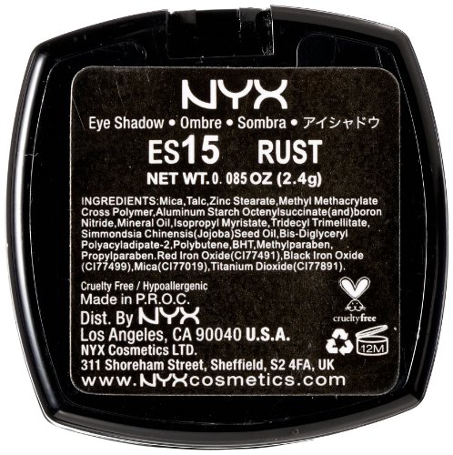 Сенки NYX Professional Makeup Single, ръжда, 2,5 грама