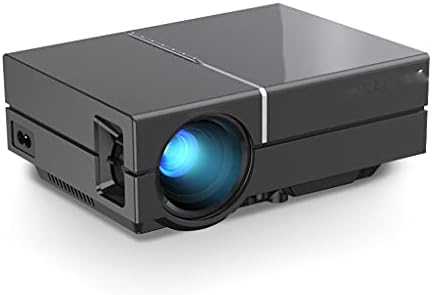 WDBBY K8 Мини led Видео Преносим 1080P 150-инчов цифров Проектор за Домашно Кино, 3D, 4K Cinema (Цвят: K8 add TV Box)