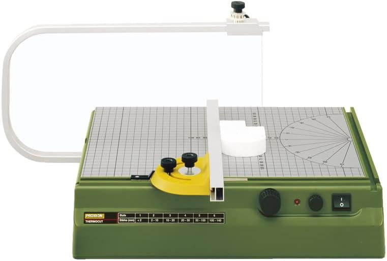 Модел на машина за рязане на пяна PROXXON, която електрически плот за рязане на тел, 220 ~ 240 В 20 W 50/60 Hz таблица: 390 * 280