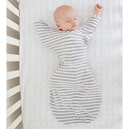 Чаршаф за бебешко креватче SwaddleDesigns, Мягчайшая в памучна Фланела, Направено в САЩ, Много Зрънце Бижута оттенък Mod Circles