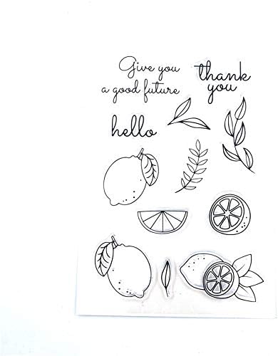 Добре дошли в Joyful 1бр Годишният Прозрачен Подпечатан с Лимонови плодове за Производство на пощенски Картички, Декорации и Scrapbooking