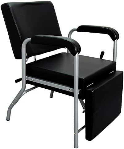 ErgoStrad Стол за Шампоан с Поставка за краката, за Салон, Откидывающееся Стол за интериора, Коса Стол, Стол за Стайлинг на Коса,