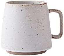 Комплект керамични чаши премиум-клас с 11 грама - Комплект от 4 трайни кафе чаши със стилен дизайн - Може да се използва в микровълнова фурна и съдомиялна машина - Идеа