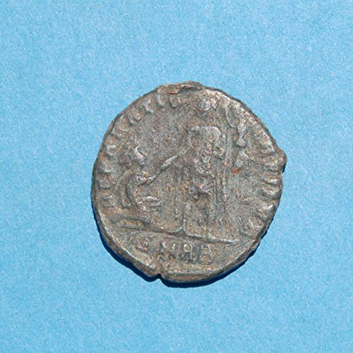 ТОВА е римски император Валентиниан II Коленопреклоненная жена 378 г. крумовград #8 Монета е Много добра