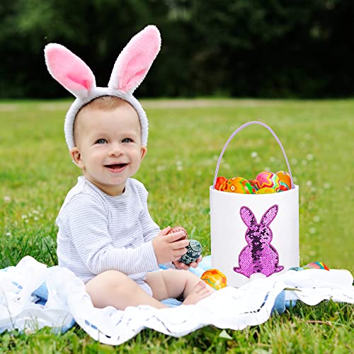 Кошница с Великден Зайче за Деца - Великден чанта-тоут с дръжка за Събиране на яйца