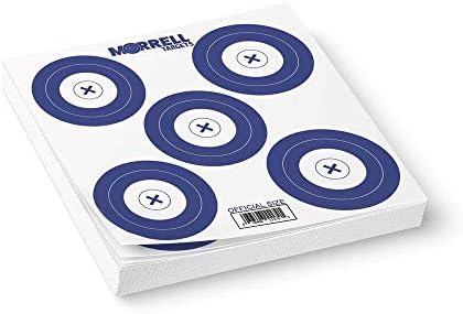 Morrell Targets 17-Цолови Мишената За Стрелба с Лък NFAA Официален Размер на 5 Точки от 100-Чук Картички, Набор от Тренировъчни